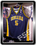 Authentic NBA Pacers Jalen Rose Away Jersey 52