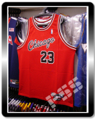 *球员版公牛乔丹8403复刻新秀红色球衣 NBA Bulls Jordan Jersey 52