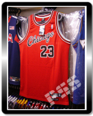 *Pro-Cut球員版8403公牛米高佐敦紅色絕版球衣 Chicago Bulls Michael Jordan Jersey 48+4