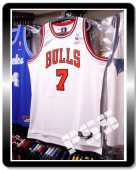 球迷版公牛戈登主场白色球衣 NBA Bulls Ben Gordon Jersey XL