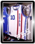 Authentic NBA Kings Royals Mike Bibby Hardwood Classics Jersey 48
