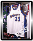 Authentic NBA Wizards Michael Jordan Home Jersey 56