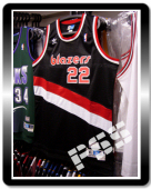 Swingman NBA Blazers Clyde Drexler Hardwood Classics Jersey XL