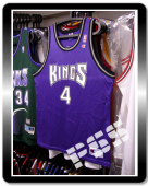 Replica NBA Kings Chris Webber Away Jersey 48