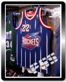 *Mitchell & Ness NBA Houston Rockets Clyde Drexler 1996-97 Hardwood Classics Jersey 48 (XL)