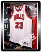 *球員版公牛米高佐敦主場白色絕版球衣 Bulls Michael Jordan Jersey 52