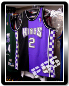 *M&N球员版国王烈治文1994-95復古客場球衣 NBA Kings Richmond Jersey 40