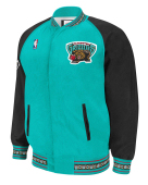Mitchell & Ness 灰熊复古湖水绿色出场服 NBA Vancouver Grizzlies Hardwood Classics On-Court Jacket XL