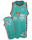球迷版明星賽1996奧尼爾湖水綠色球衣 NBA All-Star Game 1996 Shaq O'neal #32 Jersey XL