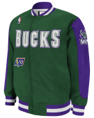 Mitchell & Ness NBA Milwaukee Bucks 1996-97 Warmup Jacket 雄鹿復古紫色出場服 S