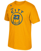 Official Adidas NBA G.S. Warriors Draymond Green Hardwood Classics Number T-shirt M